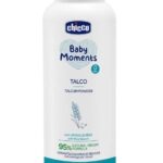 Присипка, тальк Chicco Baby Moments з рисовим крохмалем, 150 г