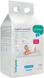 Пелюшки гігієнічні одноразові BabyOno 40×60 см, 20 шт