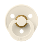 Соска пустушка BIBS Colour Latex Round (кругла) – Ivory